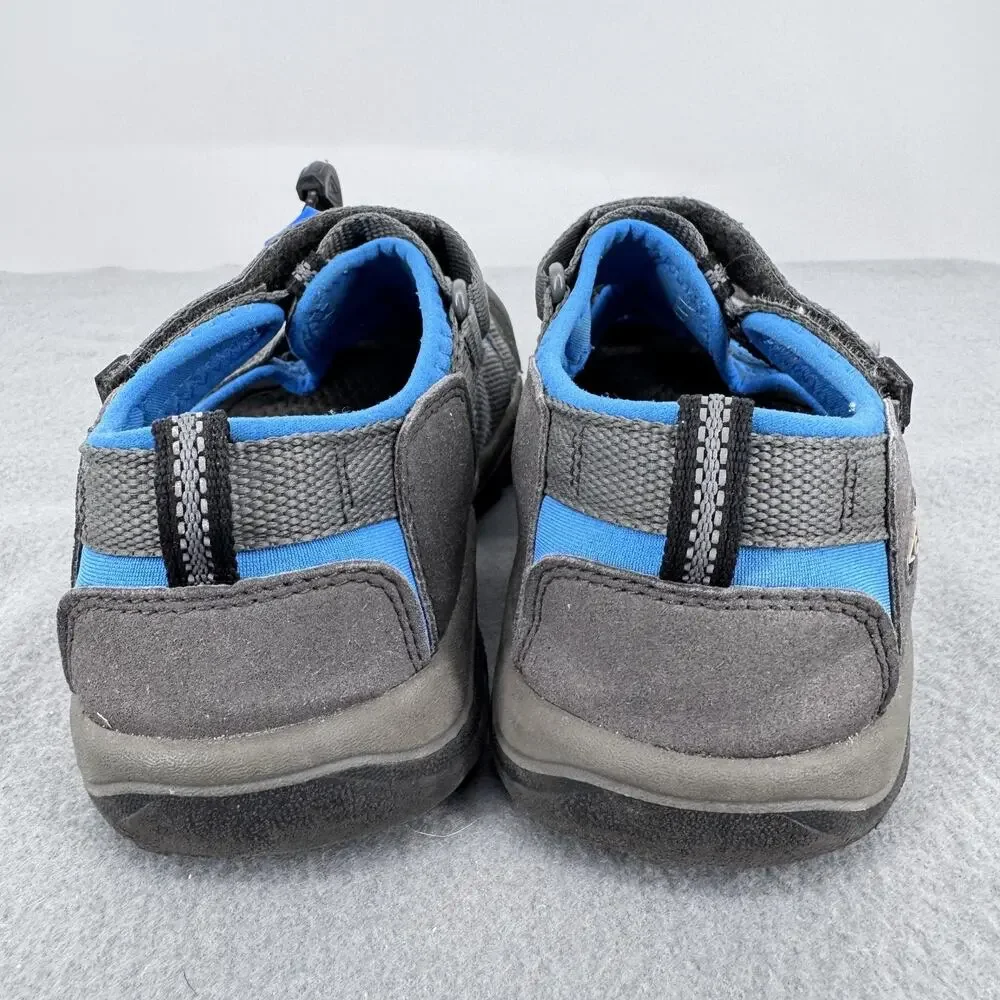 KEEN Newport‎ H2 Kids Sport Sandals Gray Blue Closed Toe Youth US 4 EU 36